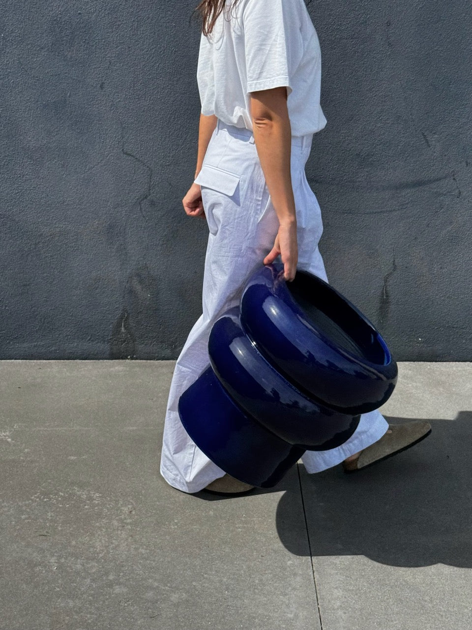 Ripple XXL Large Pot Planter - 40x40cm