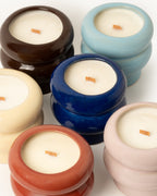 Ripple Scented Wax Candle - Amber - 240g