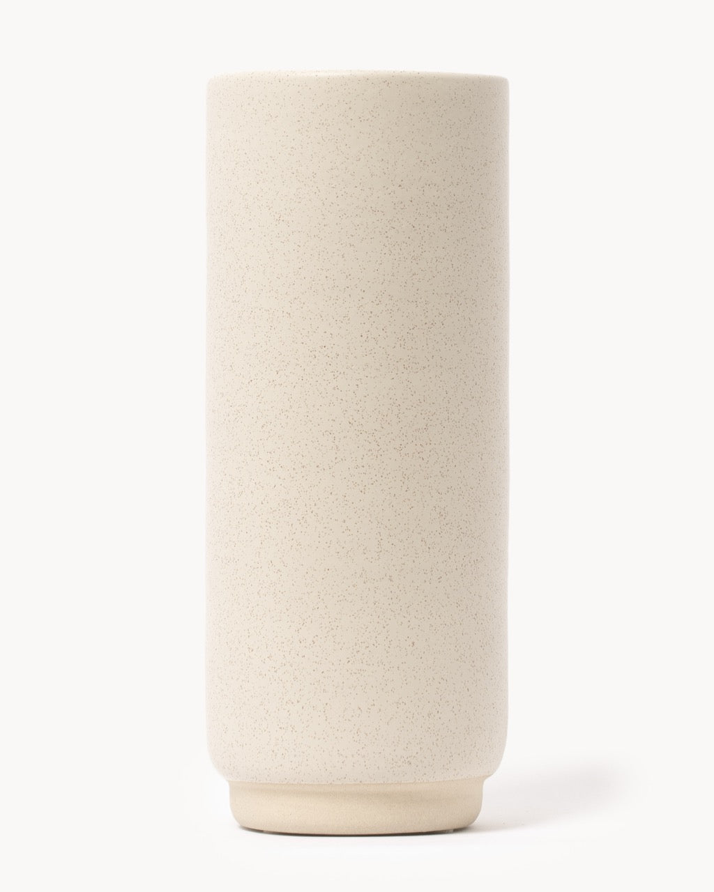Sleek Dot Stoneware Vase