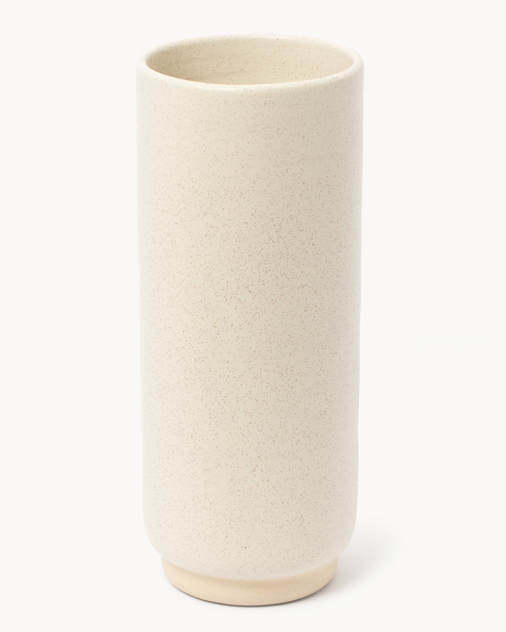Sleek Dot Stoneware Vase