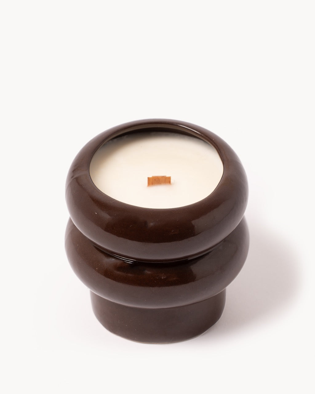 Ripple Scented Wax Candle - Peach - 240g