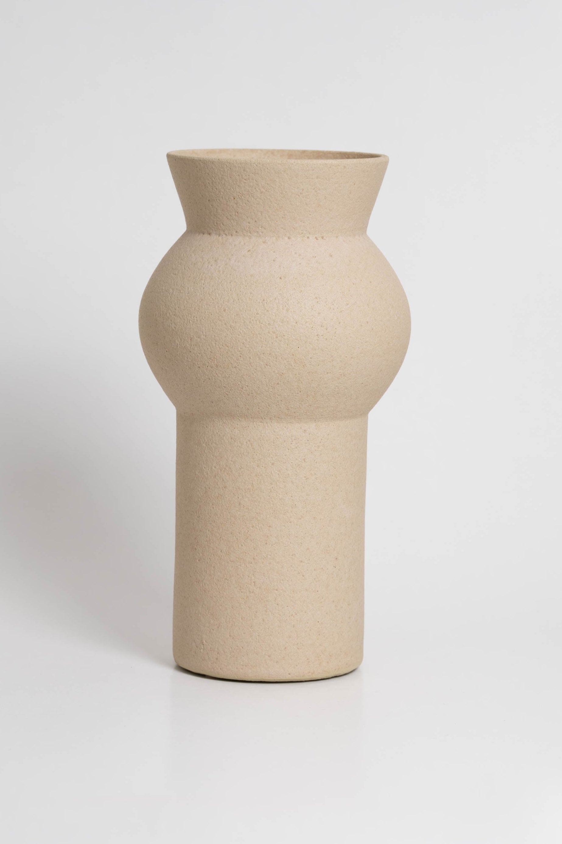 Noachis Glazed Vase - Cream