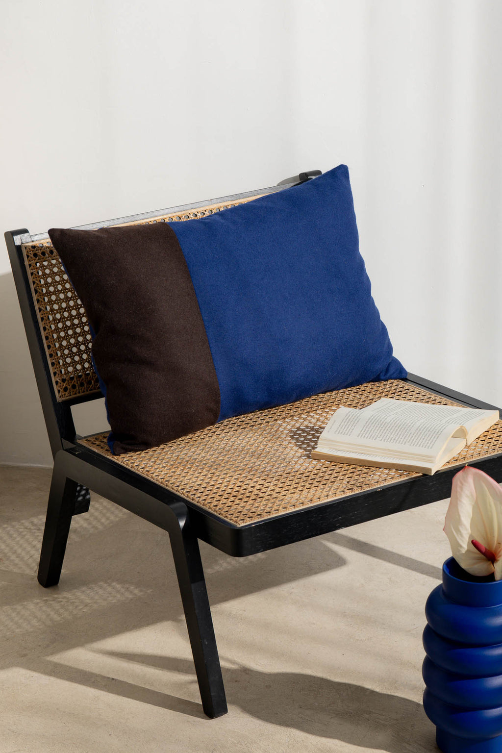 Earth Sea Wool Cushion Cover