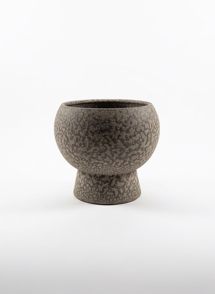 Vase émaillé Holden - Marron