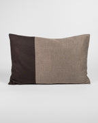 Neutral Block Wool Cushion Cover